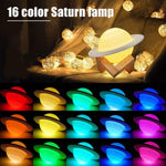 16 Color Moon Rechargeable Night 3D Lamp - D'Sare