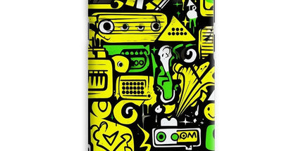 Graffiti Green and Yellow Abstract: A Dive into Vibrant Urban Art Snap Phone Case by Prodigi