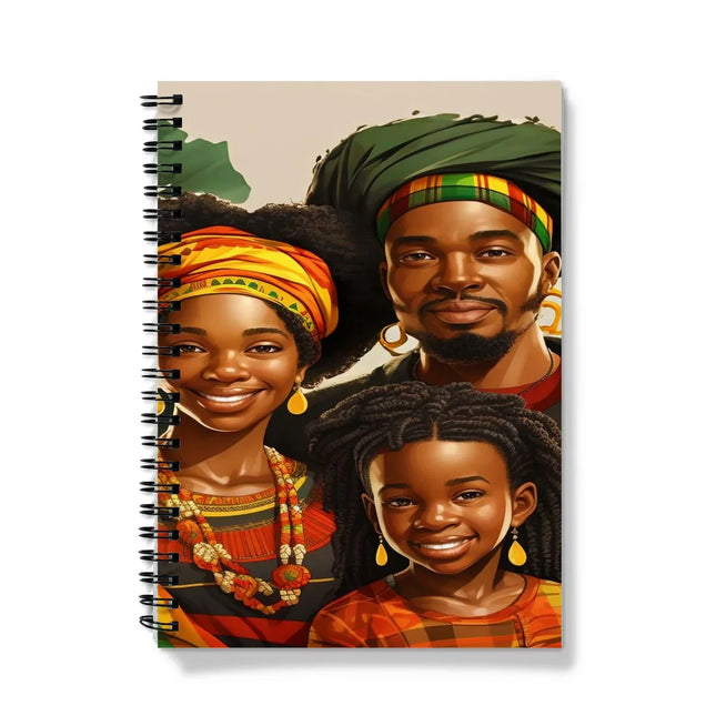 Happy MelanatedME Holidays Notebook by Prodigi