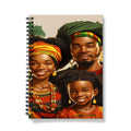 Happy MelanatedME Holidays Notebook by Prodigi