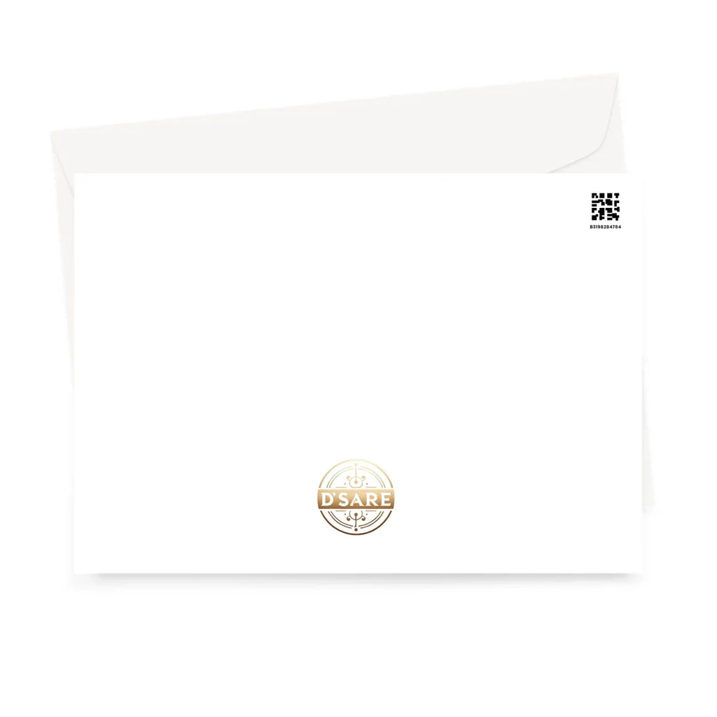 Urban Jungle Metamorphosis Muse Luminous Butterfly Queen Greeting Card - D'Sare