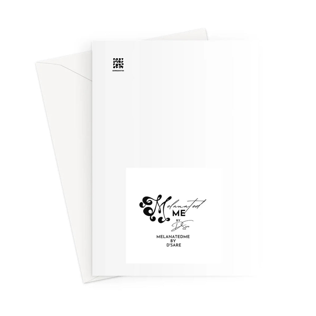 Black Santa Claus, Rasta Ethnic  Greeting Card - D'Sare