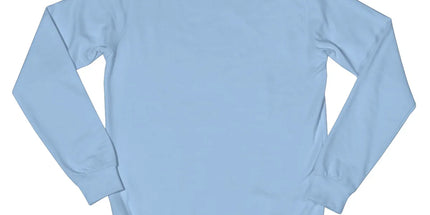 Orange Flower Goddess Blue Crew Neck Sweatshirt by Prodigi