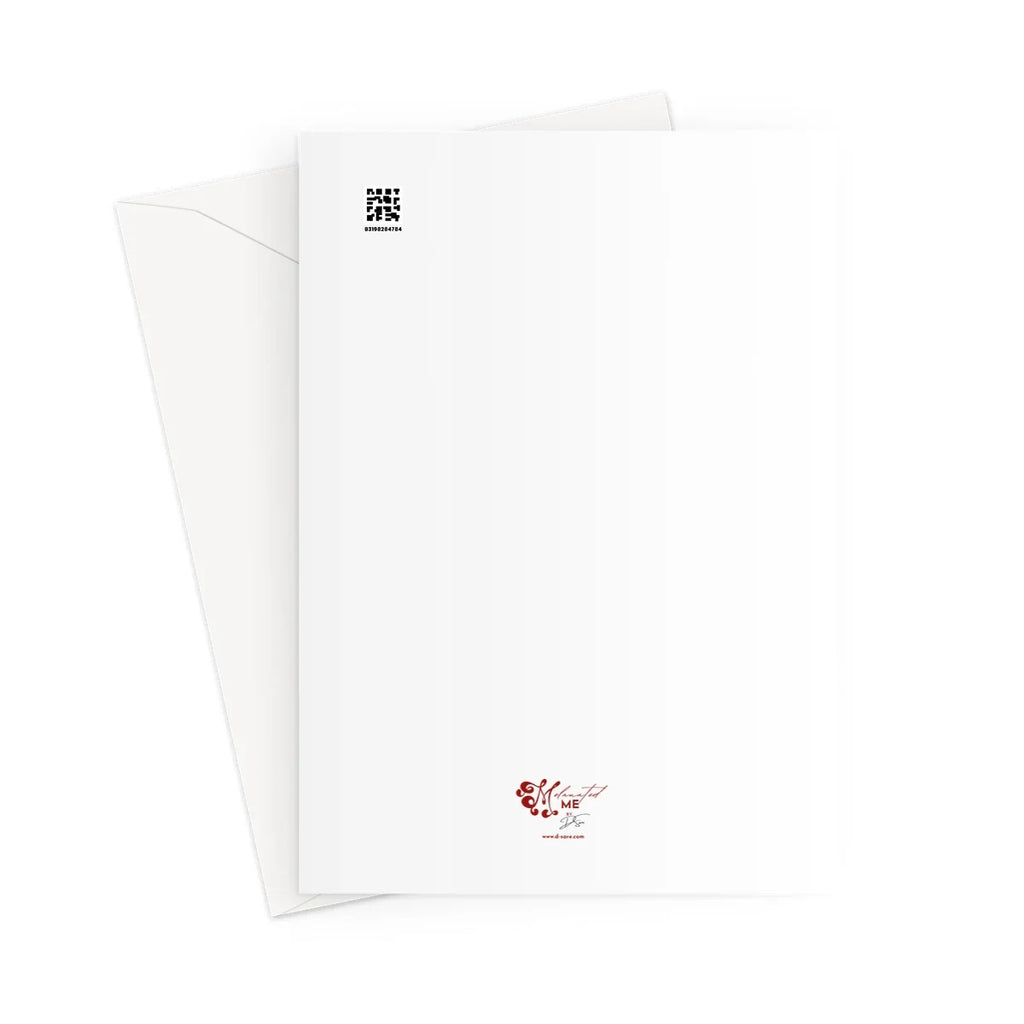 Empress Ebony Leopard Luxe MelanatedME Greeting Card - D'Sare