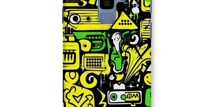 Graffiti Green and Yellow Abstract: A Dive into Vibrant Urban Art Snap Phone Case by Prodigi