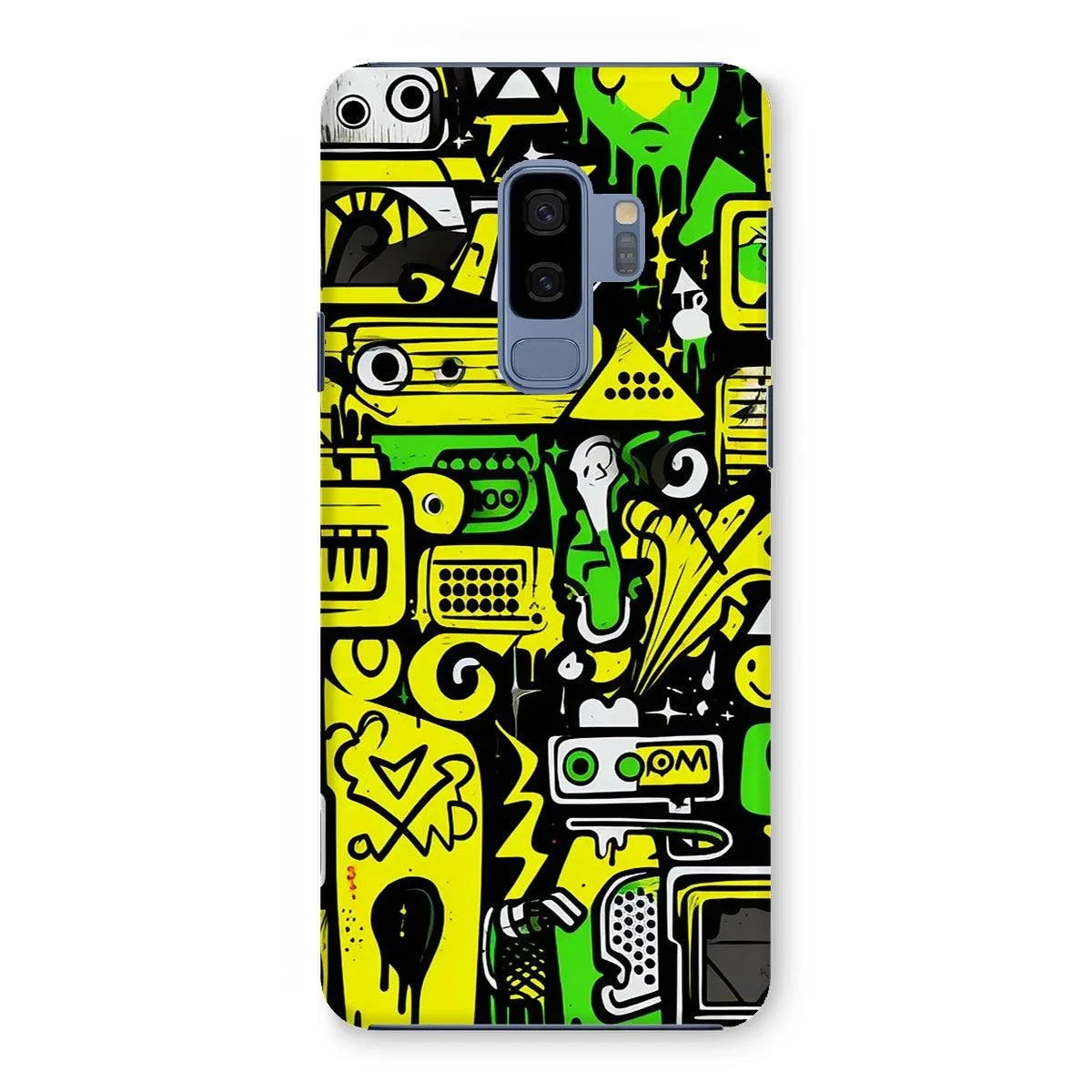 Graffiti Green and Yellow Abstract: A Dive into Vibrant Urban Art Snap Phone Case by Prodigi