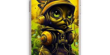 Lunar Explorer Pup | Intergalactic Canine Adventurer - Cosmic Voyage Sci-Fi Enthusiasts Eco Phone Case by D'Sare