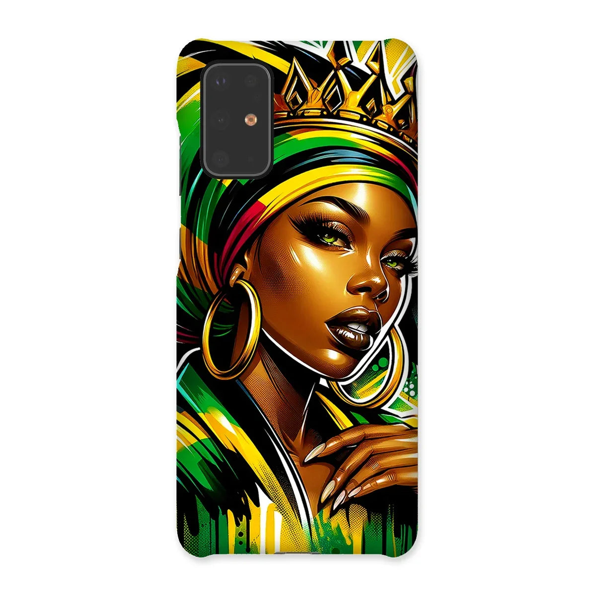 Gift For Her Rasta Queen Street Black Women Gift Snap Phone Case - D'Sare