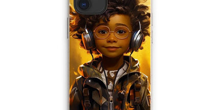 Little Boy Dino Dream: MelanatedMe Adventures by D'Sare Eco Phone Case by Prodigi
