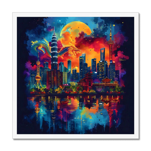 2024 Year Of The Dragon Celebration Budget Framed Poster - D'Sare