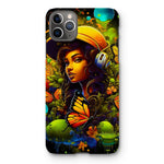 Urban Girl Neon Butterfly Headphone Pop Snap Phone Case - D'Sare