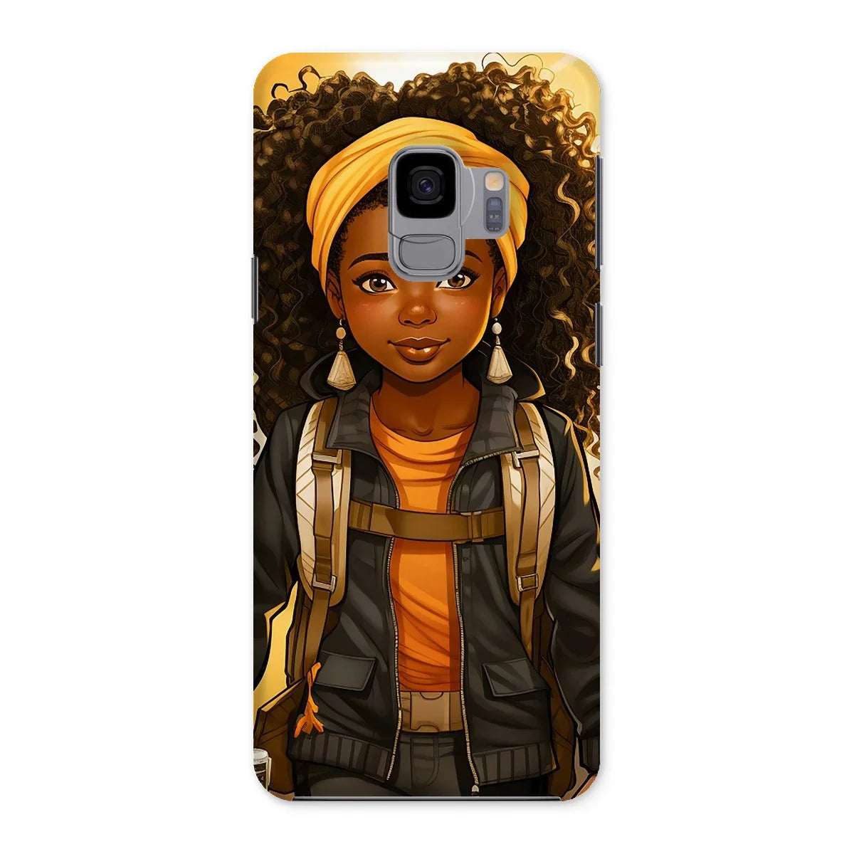 Autum Days Cute Black Girl MelanatedMe Snap Phone Case - D'Sare