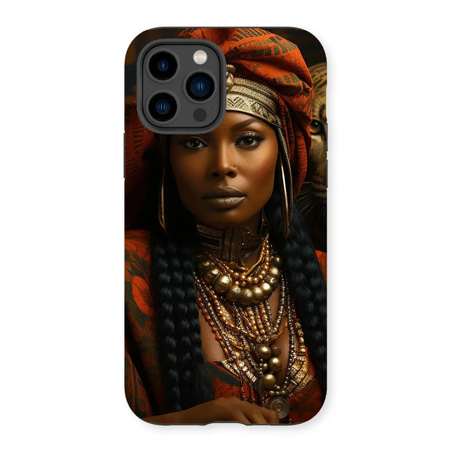 Empress Ebony Leopard Luxe MelanatedME Tough Phone Case by Prodigi