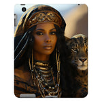 Blue Empress and The Majestic Leopard Tablet Cases