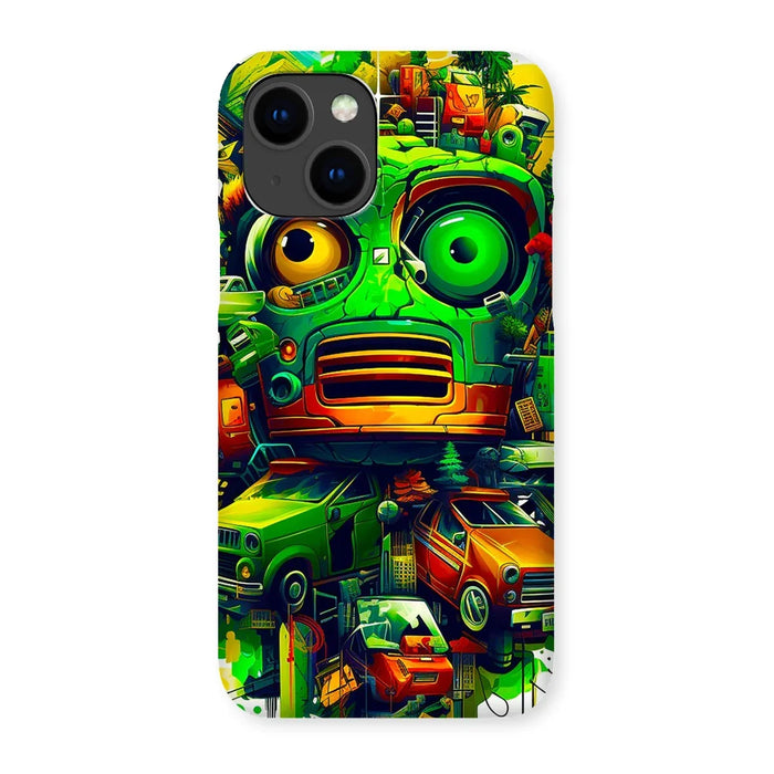 Graffiti Odyssey Surreal Urban Jungle Car Junk Yard Snap Phone Case