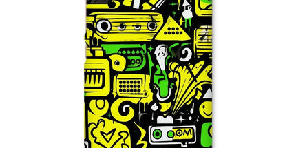 Graffiti Green and Yellow Abstract: A Dive into Vibrant Urban Art Snap Phone Case by Prodigi