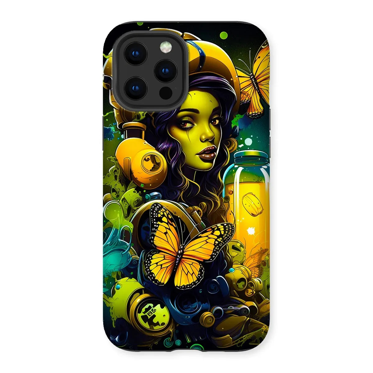 Bioluminescent Dreams | Monarch Butterfly Alchemist | Vibrant Fantasy  Tough Phone Case - D'Sare