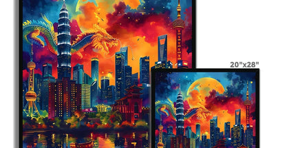 2024 Year Of The Dragon Celebration Framed Print by Prodigi