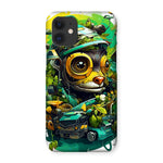 Nature's Resilience: Surreal Auto-Forest Artwork - Whimsical Raccoon and Greenery Infused Car  Snap Phone Case - D'Sare