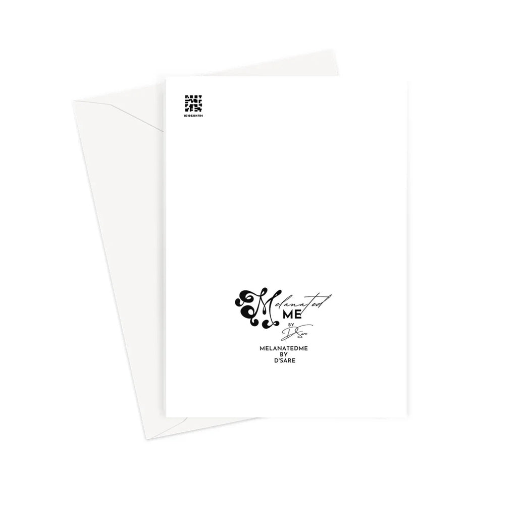 Black Santa Claus, Rasta Ethnic  Greeting Card - D'Sare