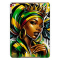 Gift For Her Rasta Queen Street Black Women Gift Tablet Cases by Prodigi