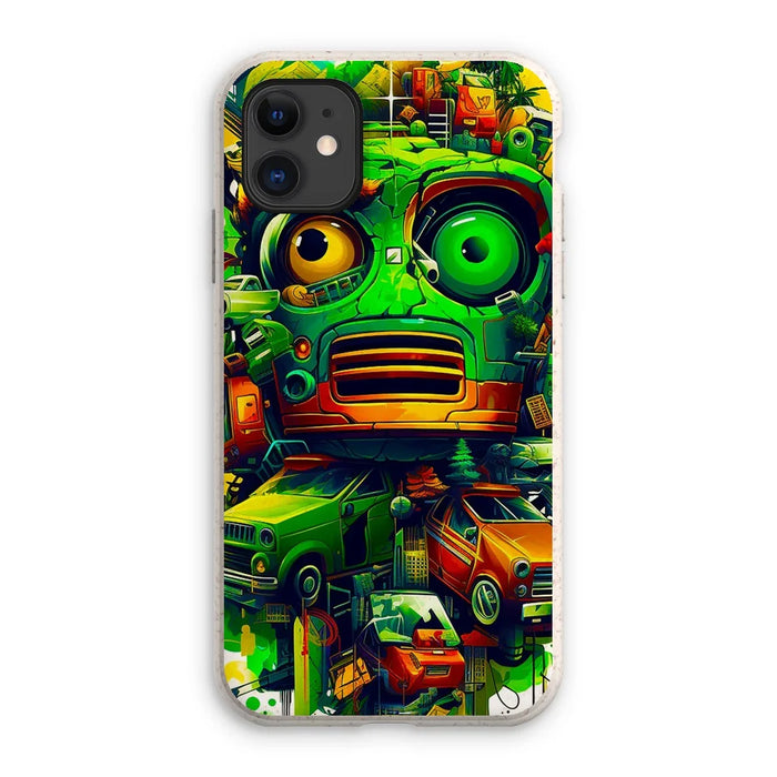 Graffiti Odyssey Surreal Urban Jungle Car Junk Yard Eco Phone Case