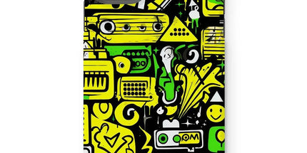 Graffiti Green and Yellow Abstract: A Dive into Vibrant Urban Art Tough Phone Case by Prodigi