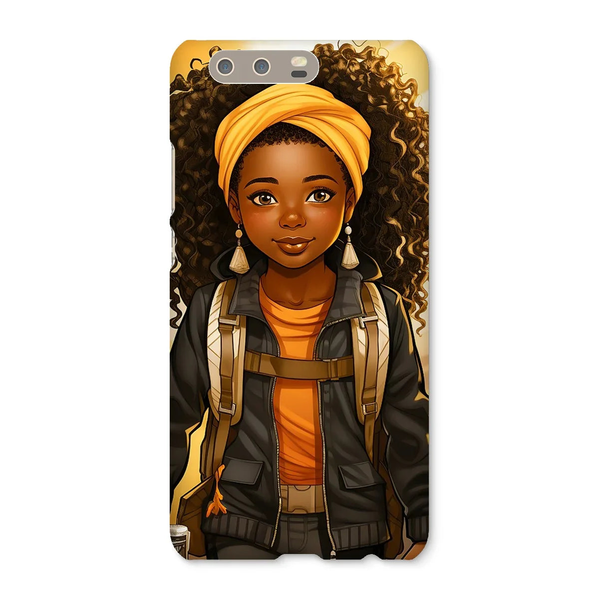 Autum Days Cute Black Girl MelanatedMe Snap Phone Case - D'Sare