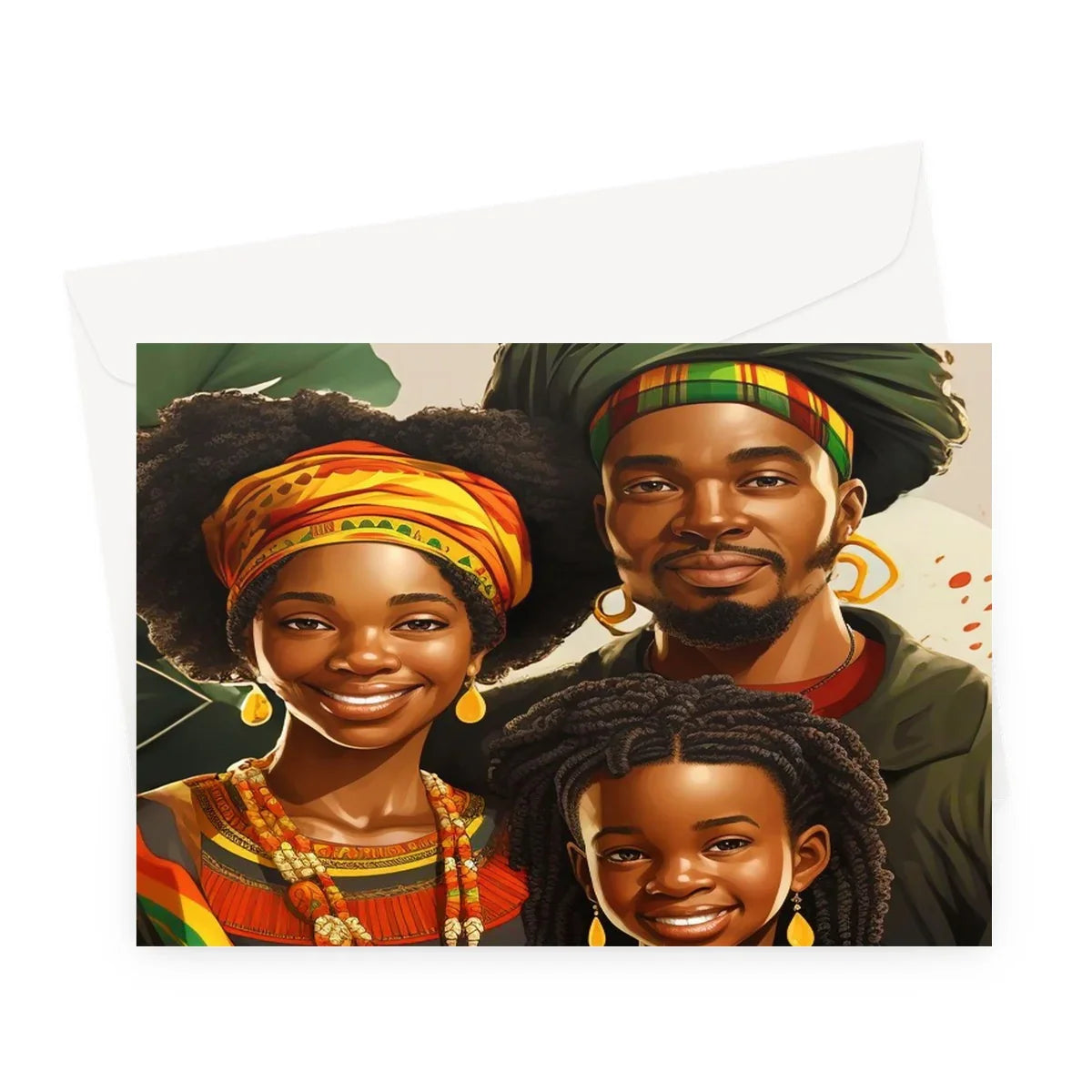 Happy MelanatedME Holidays Greeting Card - D'Sare