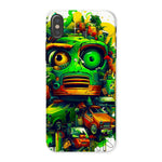 Graffiti Odyssey Surreal Urban Jungle Car Junk Yard Tough Phone Case - D'Sare