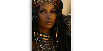 Blue Empress and The Majestic Leopard Eco Phone Case by Prodigi