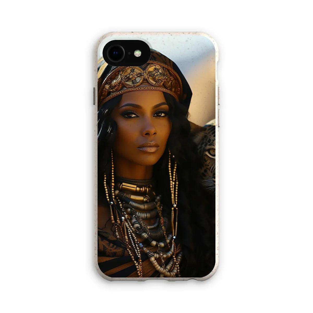 Blue Empress and The Majestic Leopard Eco Phone Case - D'Sare