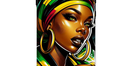 Gift For Her Rasta Queen Street Black Women Gift Tough Phone Case - D'Sare