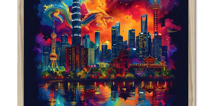 2024 Year Of The Dragon Celebration Budget Framed Poster - D'Sare