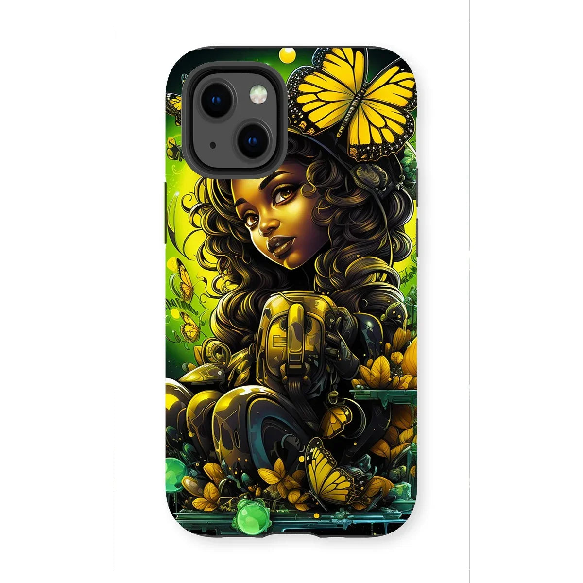 Urban Jungle Metamorphosis Muse Luminous Butterfly Queen Tough Phone Case - D'Sare