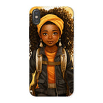 Autum Days Cute Black Girl MelanatedMe Tough Phone Case