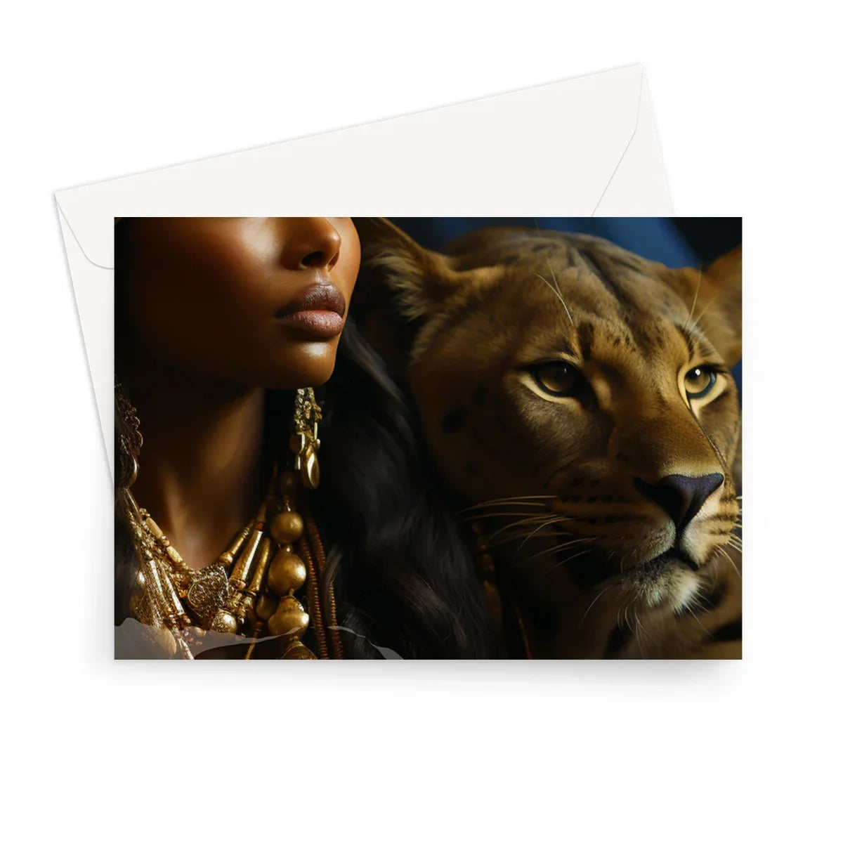 Happy Solar Return Empowered Ebony Sentiments Greeting Card - D'Sare
