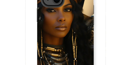 Blue Empress and The Majestic Leopard Tough Phone Case by Prodigi