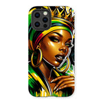 Gift For Her Rasta Queen Street Black Women Gift Tough Phone Case - D'Sare