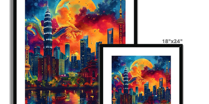 2024 Year Of The Dragon Celebration Framed & Mounted Print by Prodigi