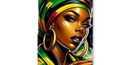 Gift For Her Rasta Queen Street Black Women Gift Snap Phone Case - D'Sare