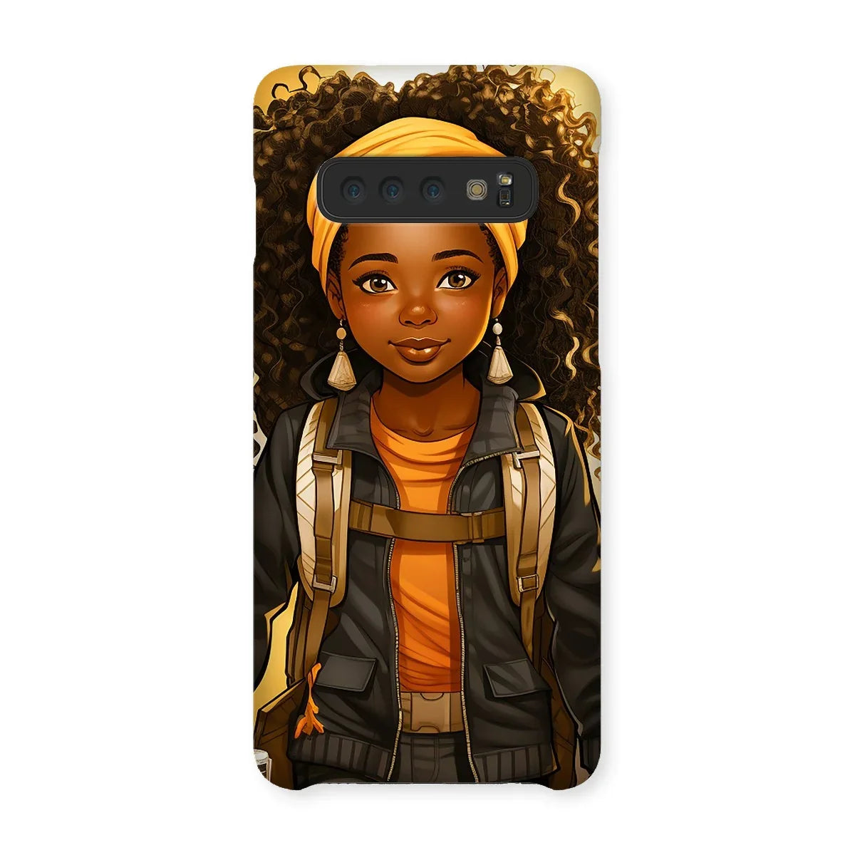 Autum Days Cute Black Girl MelanatedMe Snap Phone Case - D'Sare