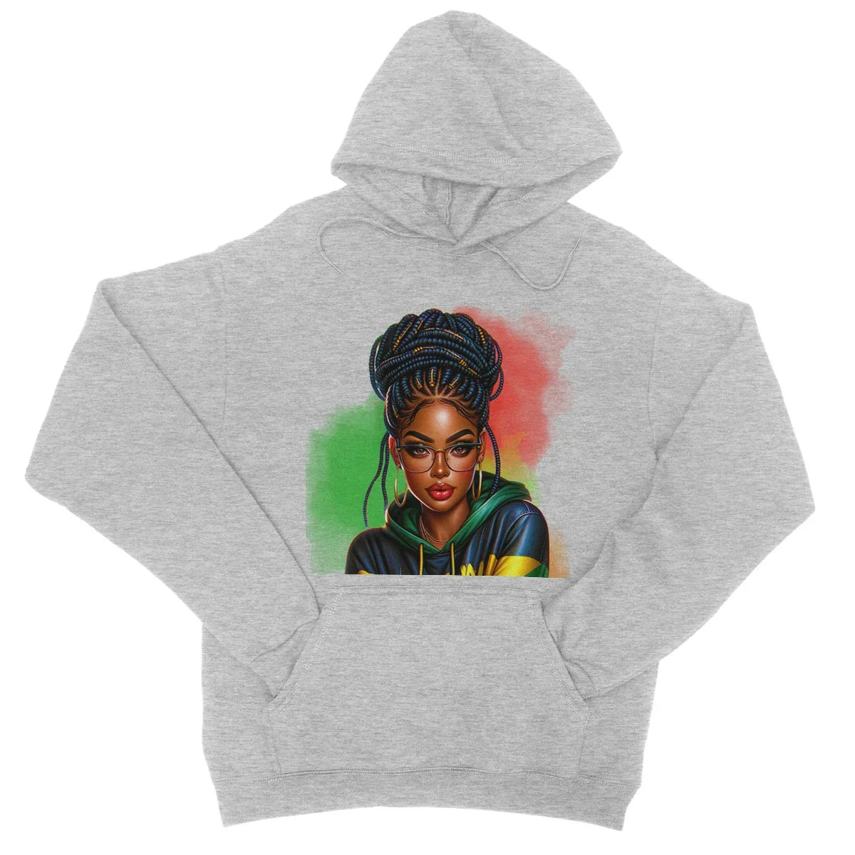 Irie Island Girl  College Hoodie - D'Sare
