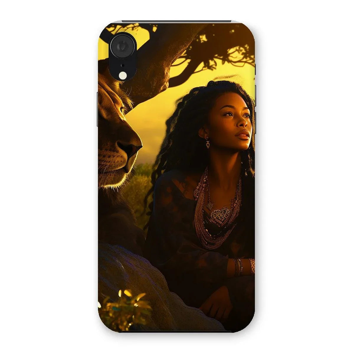 Empress Divine: The Black Feminine & Lion of Judah Legacy Snap Phone Case - D'Sare 