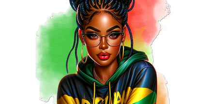 Irie Island Girl Temporary Tattoo by Prodigi