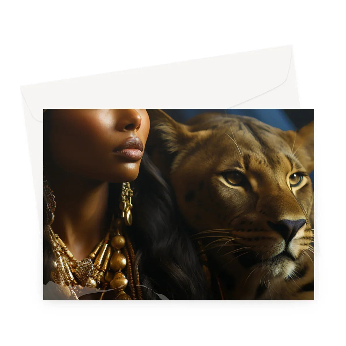 Happy Solar Return Empowered Ebony Sentiments Greeting Card - D'Sare