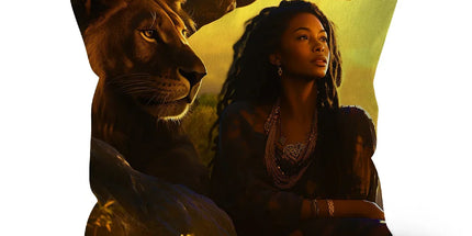 Empress Divine: The Black Feminine & Lion of Judah Legacy Cushion - D'Sare