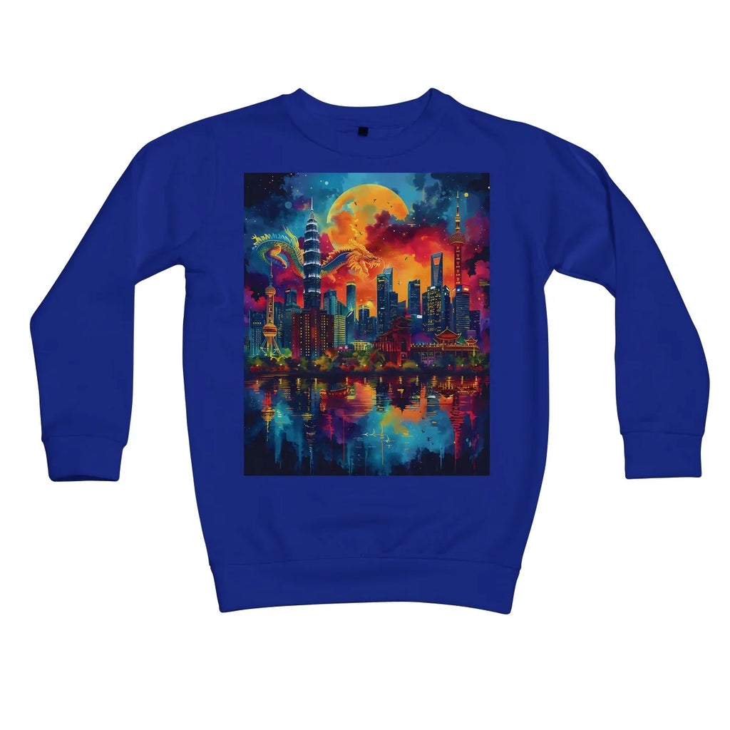 2024 Year Of The Dragon Celebration Kids Sweatshirt - D'Sare