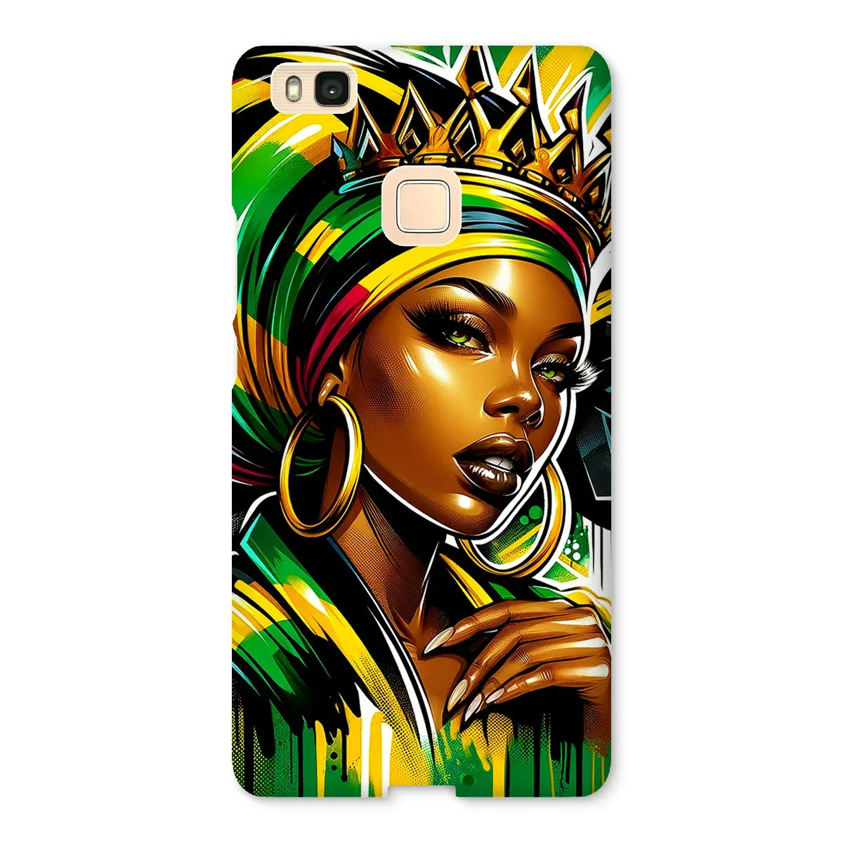 Gift For Her Rasta Queen Street Black Women Gift Snap Phone Case - D'Sare