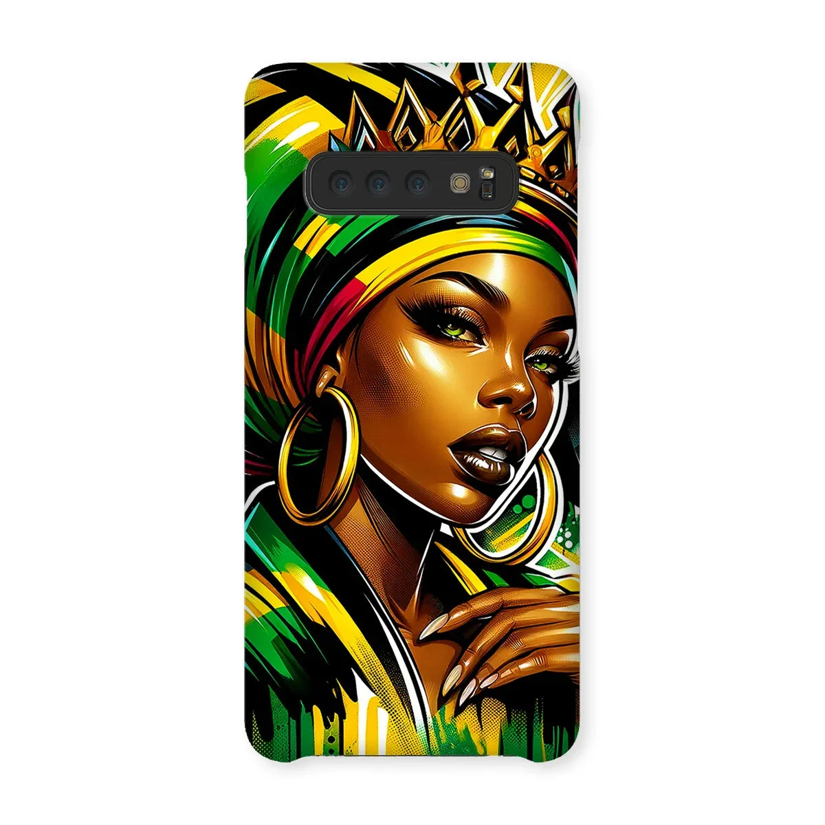 Gift For Her Rasta Queen Street Black Women Gift Snap Phone Case - D'Sare